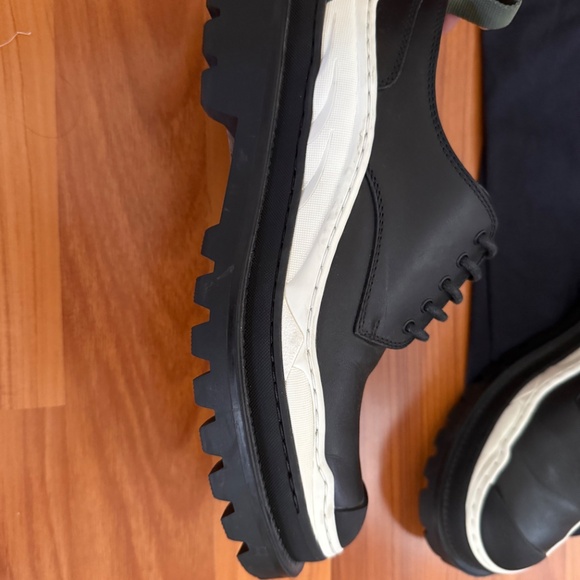 Dior x Sacai Black Men's Derby Shoes Sz 8 Orig. $1600 - Picture 11 of 12